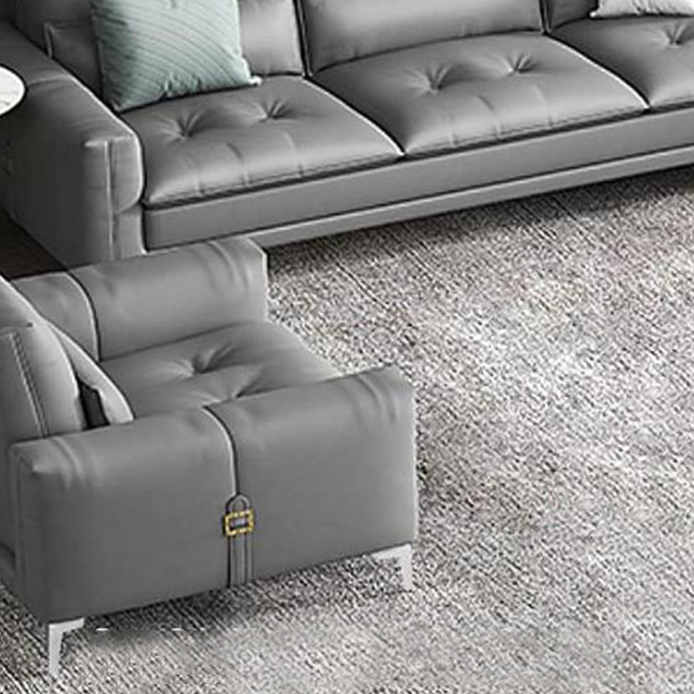 Set of 4Pcs Furniture Legs Metal Feet Triangle Feet Replacement Cabinet Dresser Legs Silver