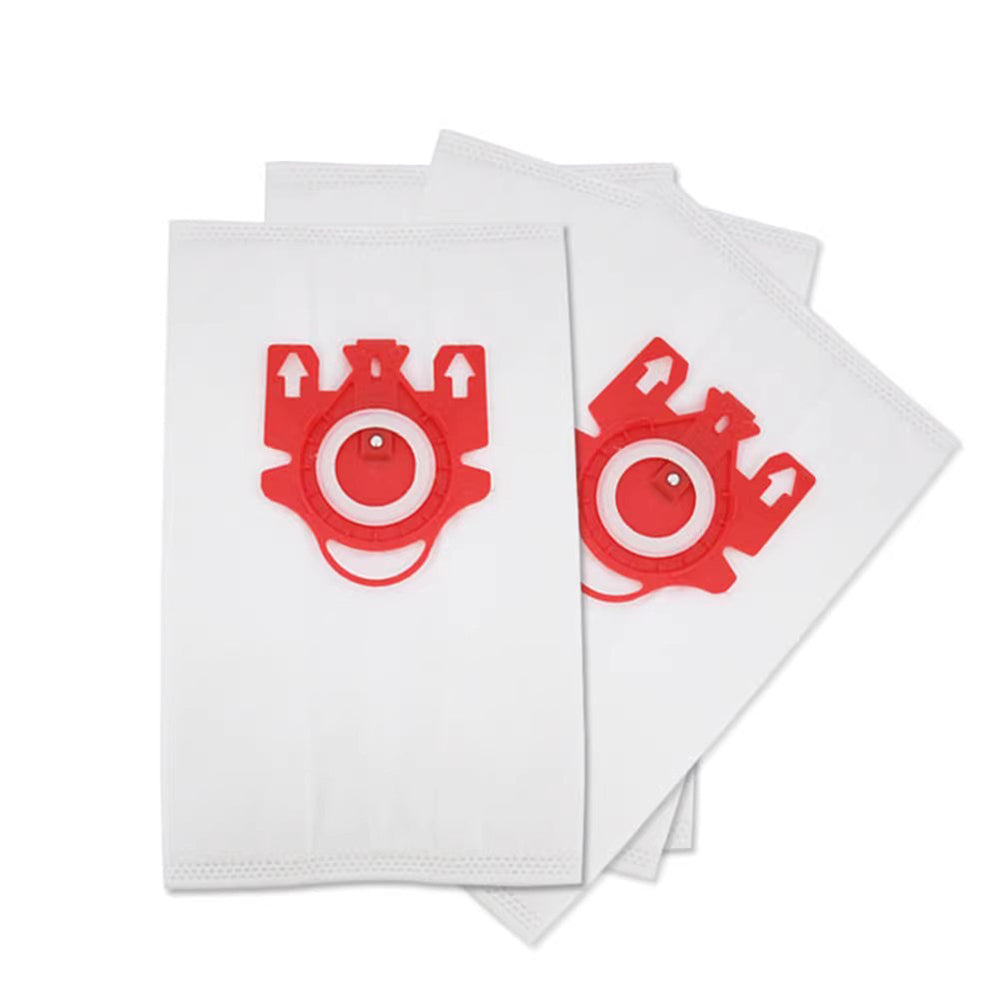 10Pcs Vacuum Cleaner Bags Replacement Dust Bags Compatible with Miele Vacuum Cleaner Red
