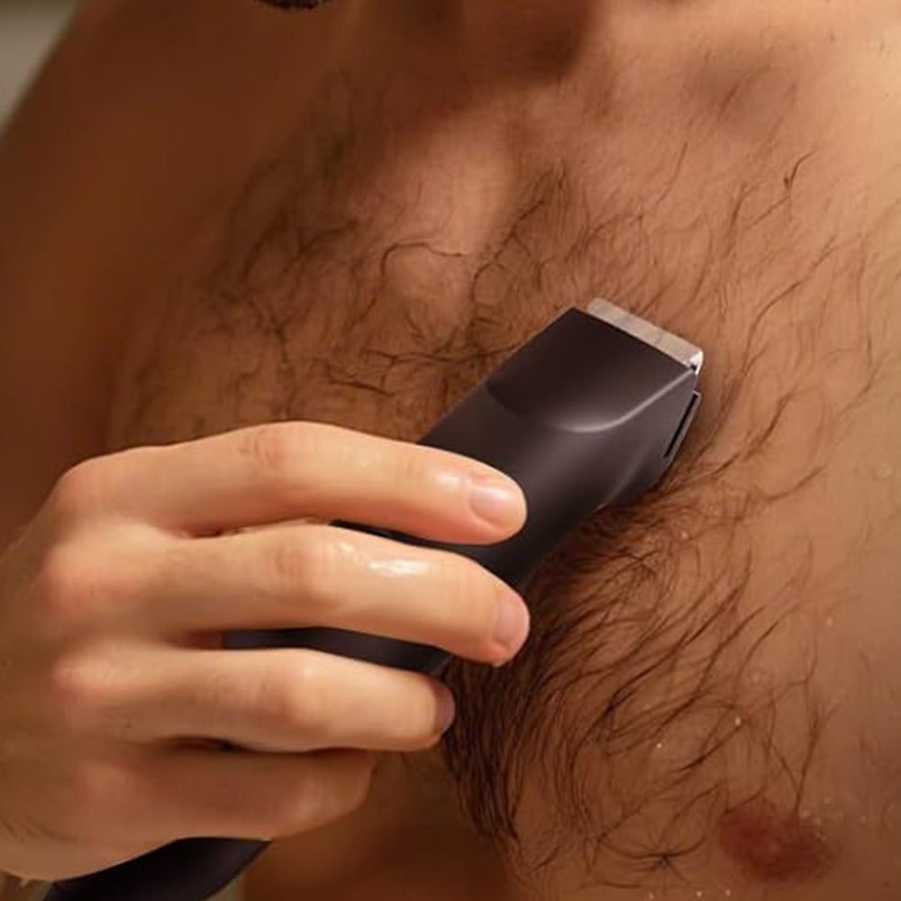 3-in-1 Electric Shaver Nose Hair Trimmer for Face Body Bikini Underarm and Legs-Black