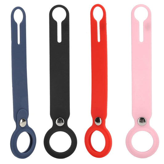 4Pcs Set Silicone Loop AirTag Holder Anti Lost Slim Protective Cover for Apple AirTag