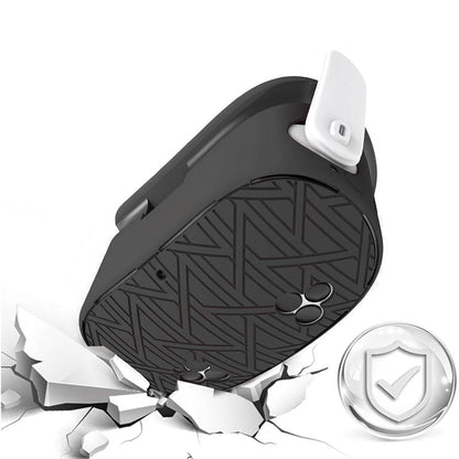 7-Piece Silicone Protective Case Set for Meta Quest 3S VR Headset Accessories Black