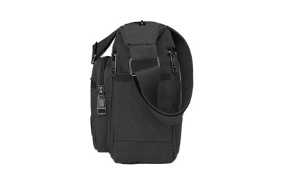 Men Vintage Crossbody Canvas Messenger Shoulder Bag-Black