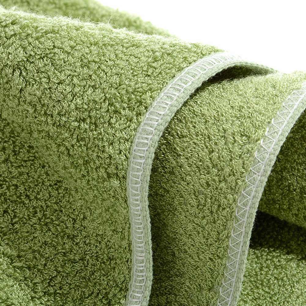 Quick Absorbent Bath Towel Soft Home Bath Towels for Adults Green