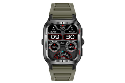 Smart Watches for Men Fitness Tracker with Call Function 100+ Sport Modes Flashlight-Green