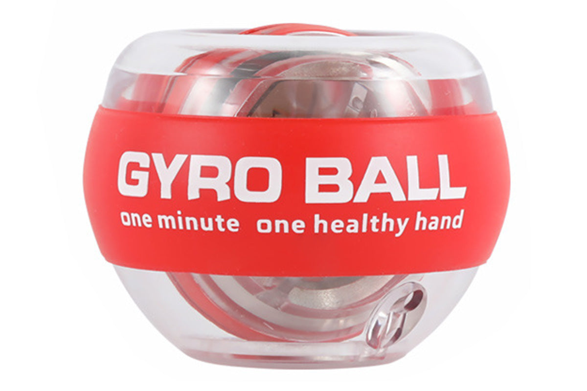 6 Color LED Gyroscope Wrist Exercise Ball Strength Trainer Muscle Training-Red