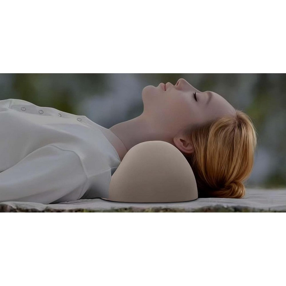 Small Neck Stretcher Pillow Soft Cervical Traction Neck Pillow for Tension Muscle-Pink