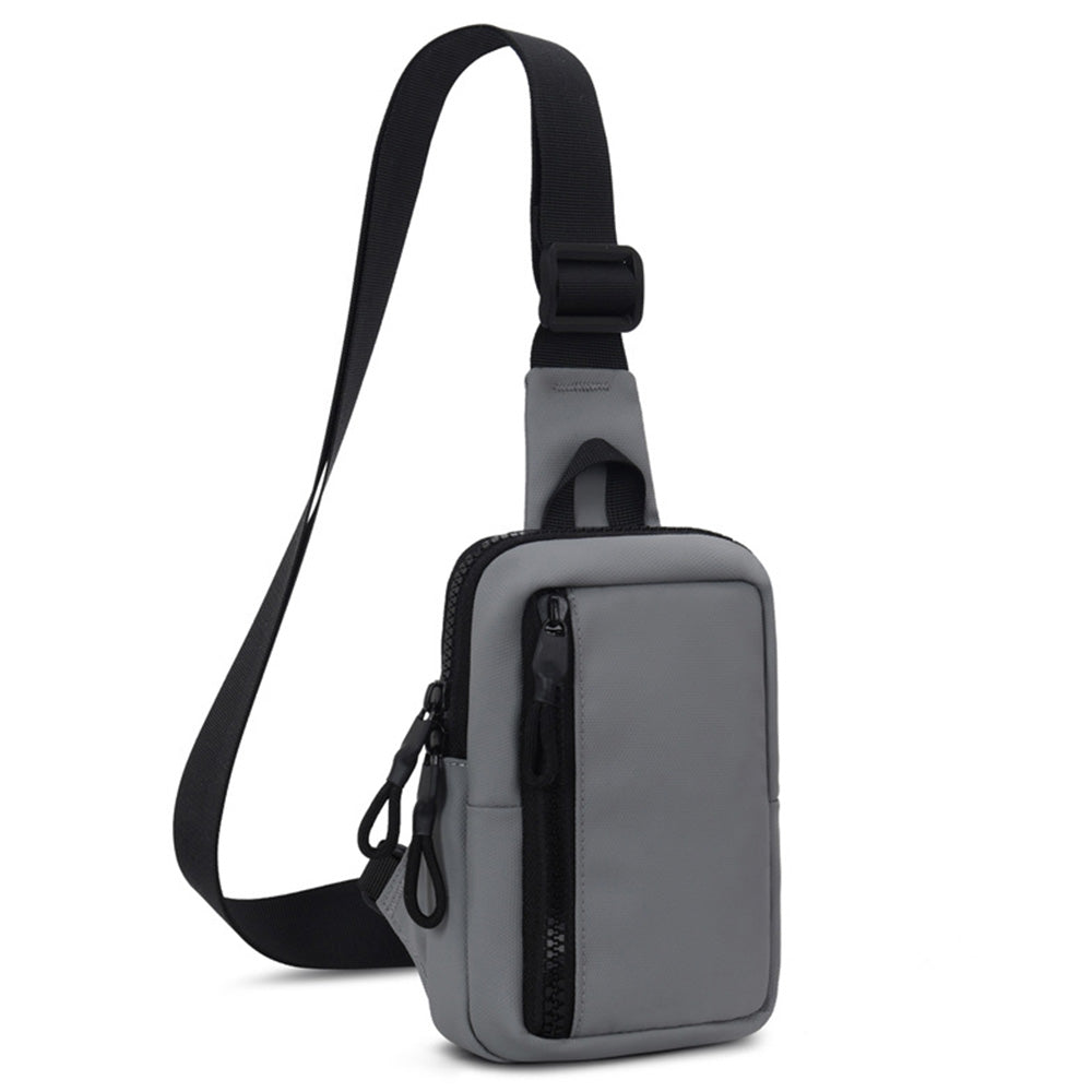 Small Crossbody Bag for Men Women Mini Sling Bag Travel Running Phone Daypack Grey