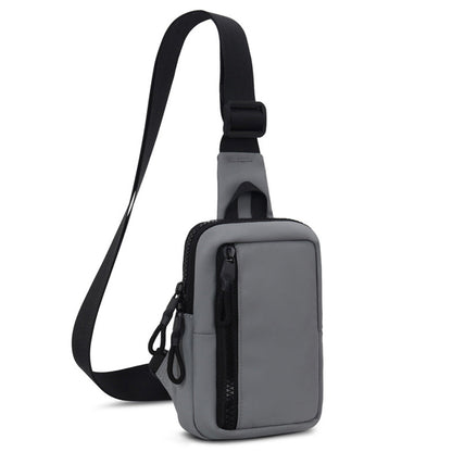 Small Crossbody Bag for Men Women Mini Sling Bag Travel Running Phone Daypack Grey
