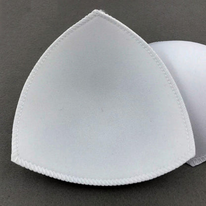 4 Pairs Triangle Replacement Foam Bra Pad Inserts - White