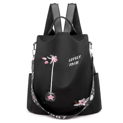 Anti Theft Women Backpack with Water Repellent for Travel Black