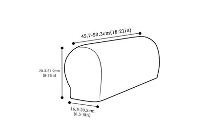 Stretch Armrest Covers Spandex Arm Covers for Chairs Couch Sofa Armchair Slipcovers-Navy blue