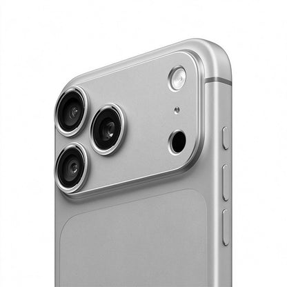 Aluminum Hollow Camera Lens Protector for iPhone 18 Pro - Silver