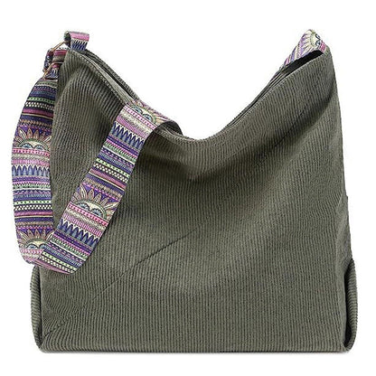 Zipper Tote Bag for Women Shoulder Bags with Adjustable Strap for Work School Shopping Travel Green