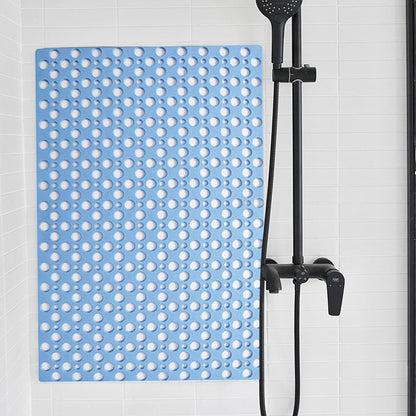 Anti-Slip Bath Mat Suction Shower Mats Bathroom Bathtub Floor Blue