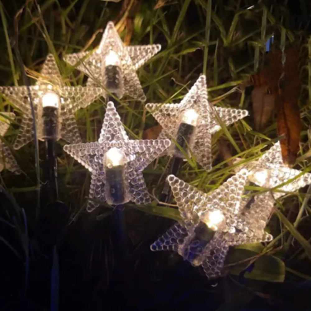 Outdoor Solar Flower String Lights Fairy Garden Lights for Christmas Decor Style 4