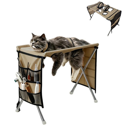 Pet Grooming Hammock Bed Dog Nail Cutting Hammock  - Khaki