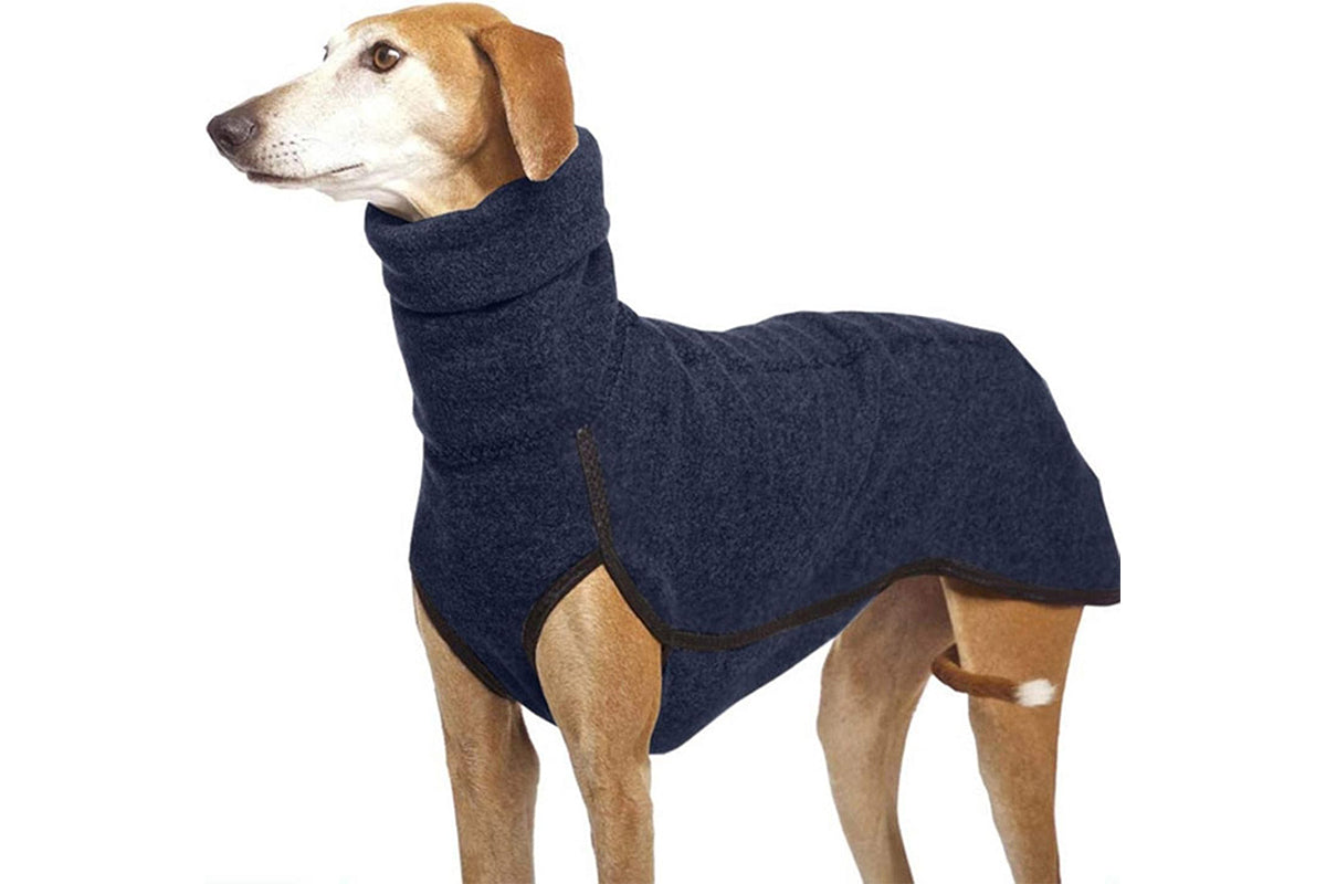 Dog Jumper Fleece Vest Sweater Stretch Sweatshirt - Blue