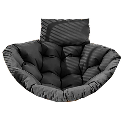 Hanging Egg Chair Cushion Seat Pad for Swing Chair Patio Furniture Black
