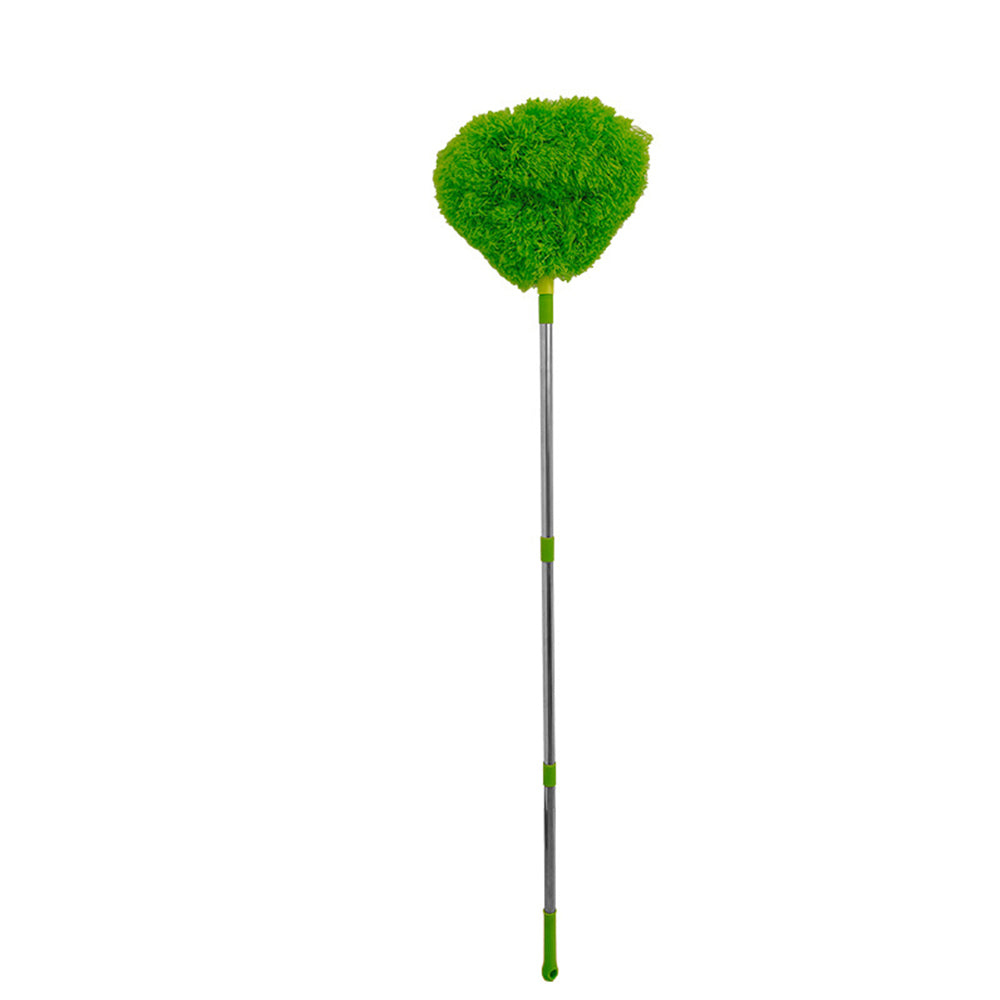 Adjustable Ceiling Fan Cleaner Duster Microfiber Duster for Walls Door Window Top Cleaning Green