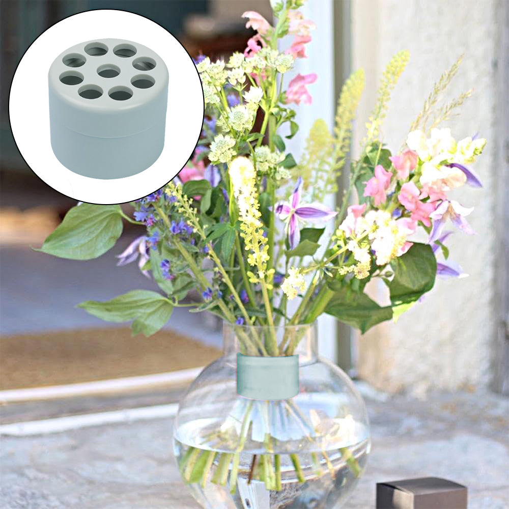 Spiral Flower Stem Holder Spiral Ikebana Stem Holder for Vases DIY Bouquet Twister Flower Arrangement Holder Green