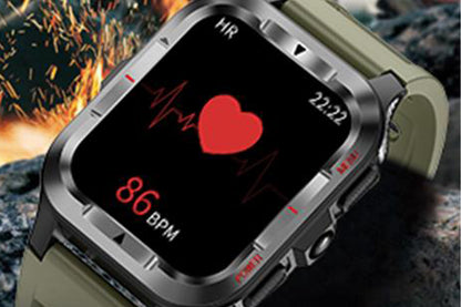 Smart Watches for Men Fitness Tracker with Call Function 100+ Sport Modes Flashlight-Green