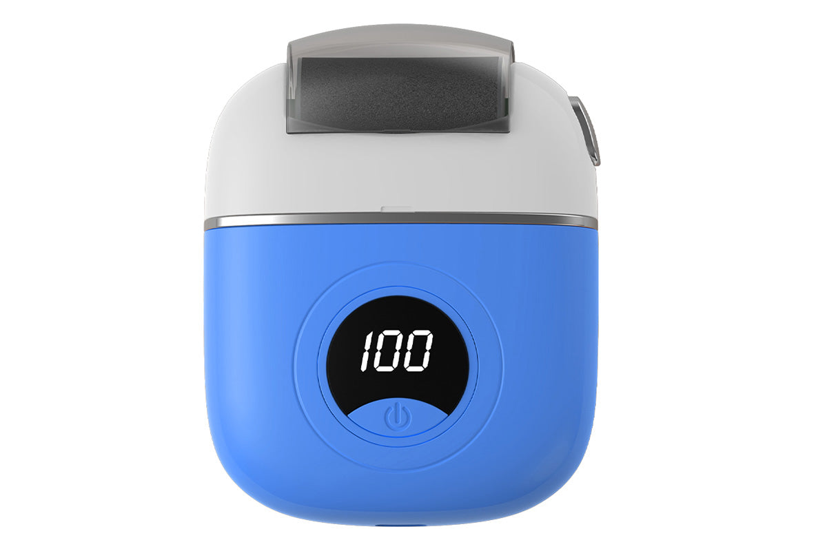 Rechargeable Digital Display Callus Remover Foot File Foot Repair And Grinding Device Feet Callus Remover-Blue
