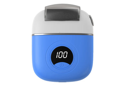 Rechargeable Digital Display Callus Remover Foot File Foot Repair And Grinding Device Feet Callus Remover-Blue