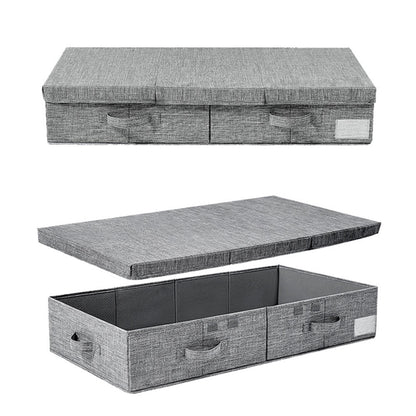 Underbed Storage Containers Bin with Lids Storage Organizer Box with Handle for Clothes Blankets Style 2