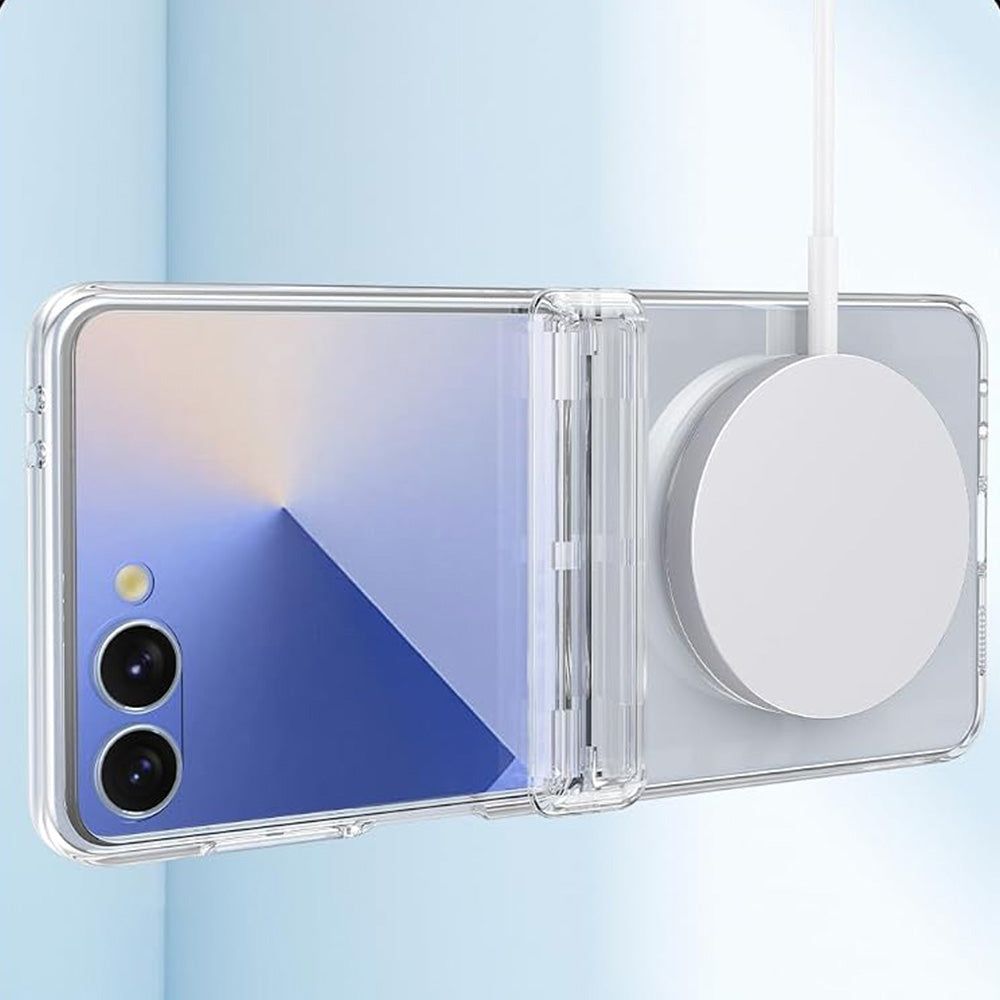 Case and Screen Protector for Samsung Galaxy Z Flip 8- Clear