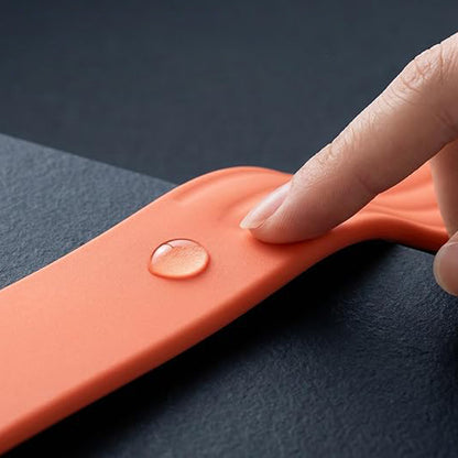 2 Piece Silicone Band Replacement for Google Fitbit Air-Beige and Orange
