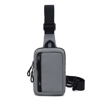 Small Crossbody Bag for Men Women Mini Sling Bag Travel Running Phone Daypack Grey