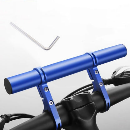 20cm Aluminum Alloy Bicycle Handlebar Extender Mount-Blue