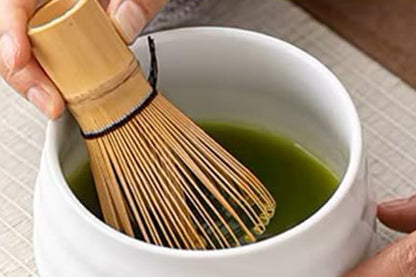 5Pcs Matcha Set Whisk Bowl Spout Scoop White