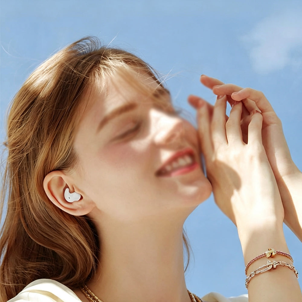 Sleep Earbuds Bluetooth 5.3 In Ear Headphones for Sleeping - White