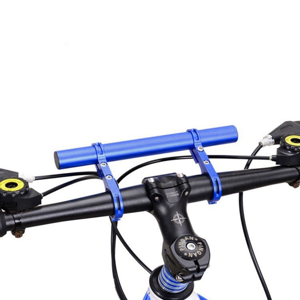 20cm Aluminum Alloy Bicycle Handlebar Extender Mount-Blue