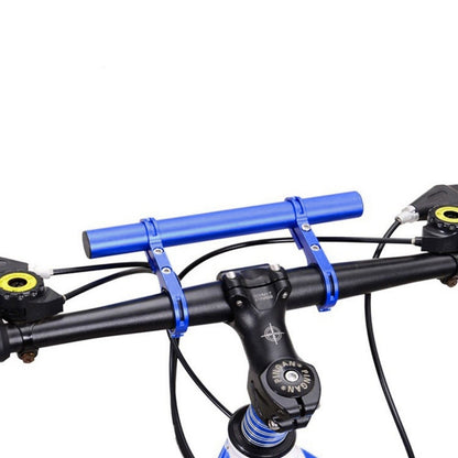 20cm Aluminum Alloy Bicycle Handlebar Extender Mount-Blue