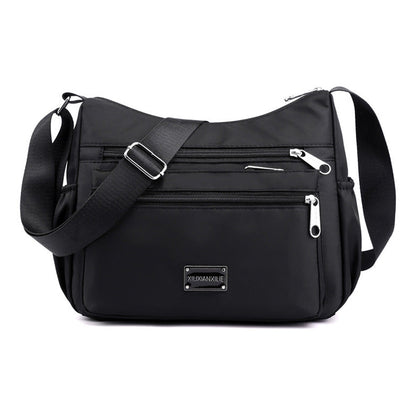 Women Shoulder Handbag Multi-Pocket Crossbody Purse Fashion Satchel Black