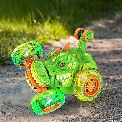 Remote Control 4WD RC Stunt Car 360-degree Rotating with Lights Christmas Gift Style 3