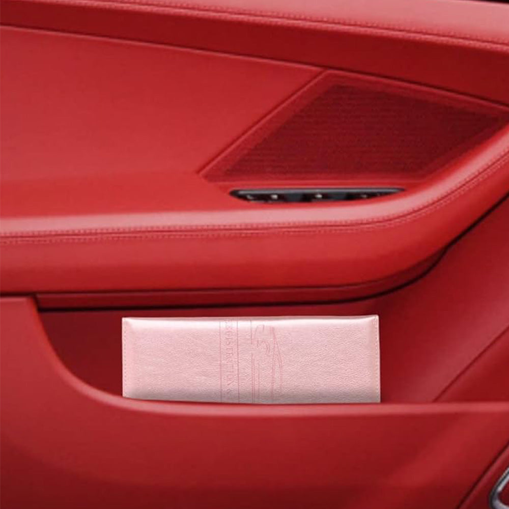 Car Registration and Insurance Card Holder Vehicle License Document Organizer Rose Gold