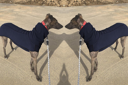 Dog Jumper Fleece Vest Sweater Stretch Sweatshirt - Blue