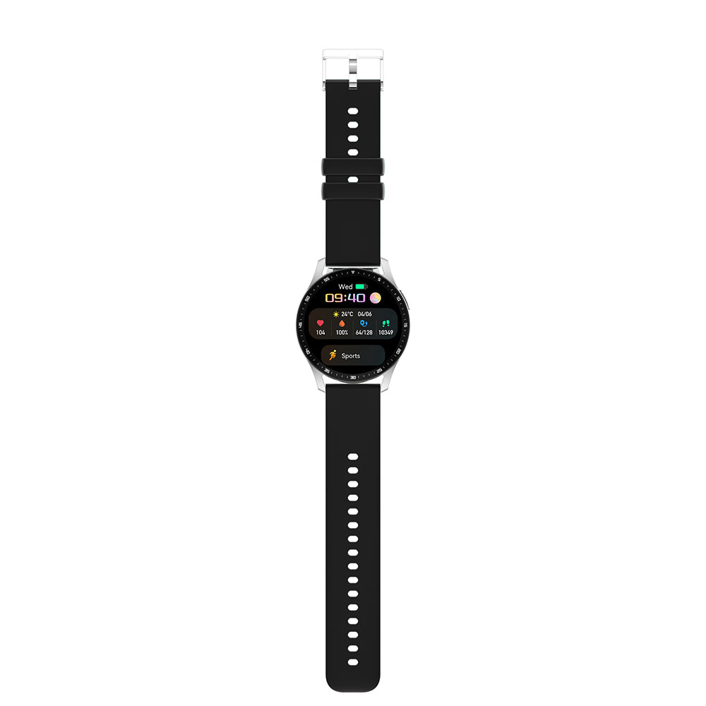 Smart Watch with Earbuds X7 Smart Watch Touch Screen Sports Fitness Tracker Heart Rate Monitor with TWS Bluetooth Earphones -Silver