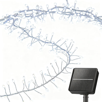 Solar String Lights ¨C Outdoor Waterproof Fairy Lights for Patio and Balcony White