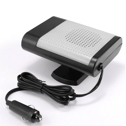 12V Car Electric Heater Cigarette Lighter Powered Heating Fan Defogger Defroster Demister Grey