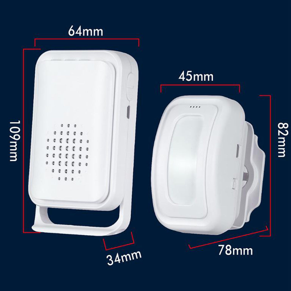 Motion Sensor Welcome Doorbell Wireless Motion Detector Alarm for Home Store Business Caregiver Reminder Style 2