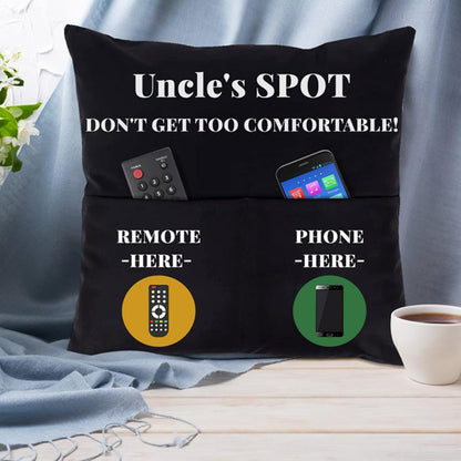 2Pcs Set 2-Pocket Throw Pillow Covers 44 x 44cm Pillowcase for Sofa Couch Home Decoration Style 6