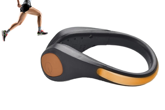 LED Shoes Clip Lights Safety Night Flash Shoe Clip Lights for Night Running Jogging Biking-Orange