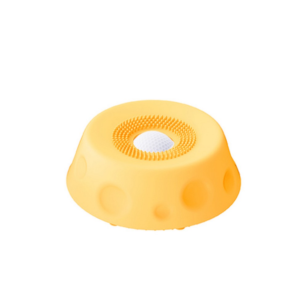 Dog Licking Bowl Slow Feeder Bowls for Yogurt Liquid Treat Interactive Dog Toys-Yellow