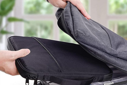 2Pcs Tablet Sleeve 10.8-13 inch Laptop Sleeve Protective Carrying Case Bag Travel Pouch-Black