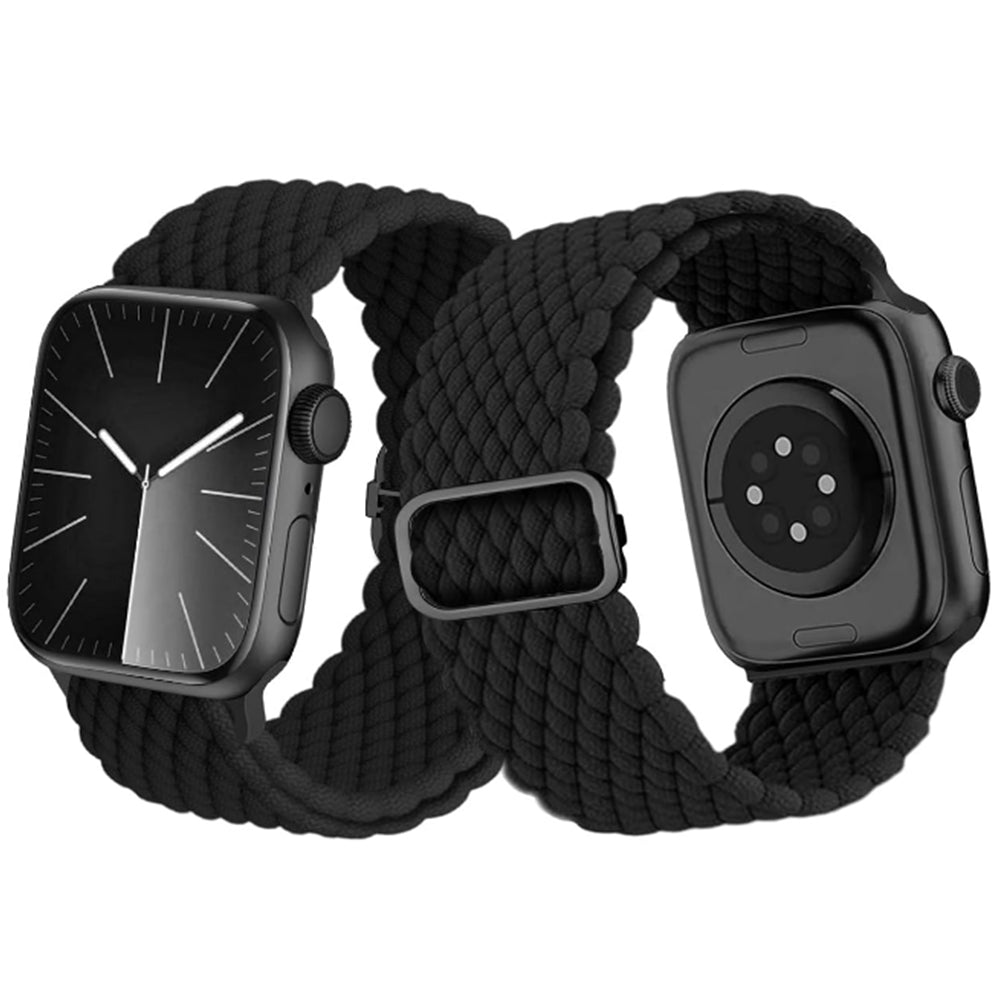 Adjustable Braided Loop Nylon Strap Compatible with Apple Watch Style 4