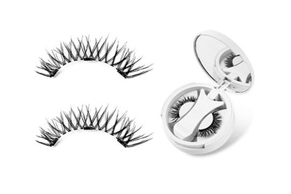 Eyelashes Kit With Clip Reusable  Lashes Glue-Free False Lashes-Style 1